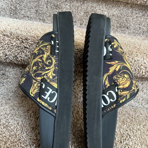 Versace Jeans Couture Platform Slides Men\'s. Size EU 42/US 8.5-9. In very good main image 9
